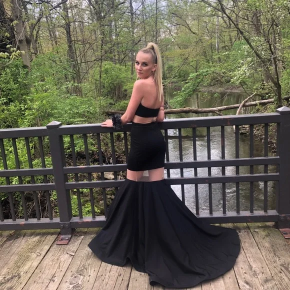 JASZ | Dresses | Stunning Black Prom Dress Worn Once | Poshmark